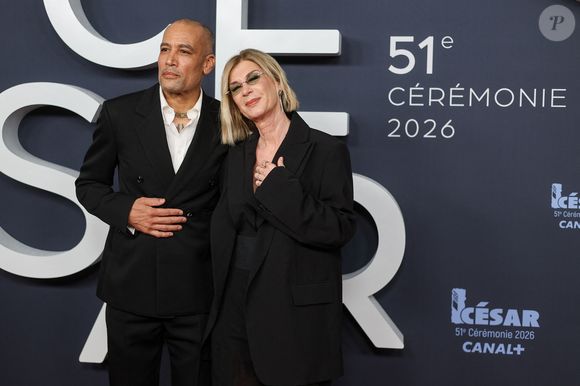 Ben Harper et Michèle Laroque au photocall de la 51ème cérémonie des César à l'Olympia à Paris, France, le 26 février 2025 © Borde-Jacovides/Bestimage