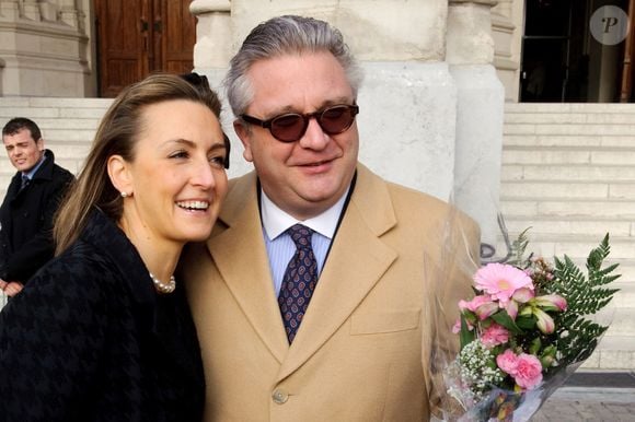 Claire et Laurent de Belgique le 17 février 2011 à Bruxelles