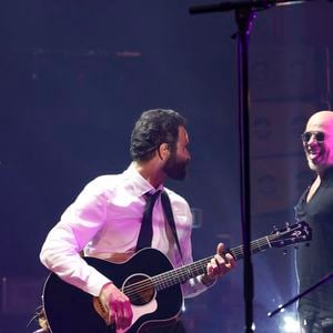 Ycare,Pascal Obispo, lors du second concert d'Ycare à l'Olympia, à Paris, France, le 7 mars 2026. © Jack Tribeca/Bestimage