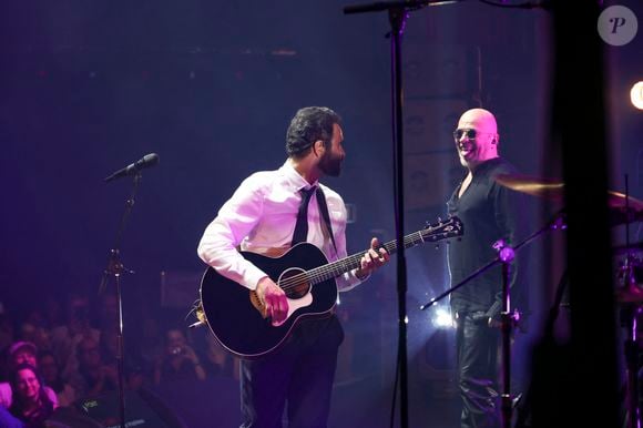 Ycare,Pascal Obispo, lors du second concert d'Ycare à l'Olympia, à Paris, France, le 7 mars 2026.  © Jack Tribeca/Bestimage
