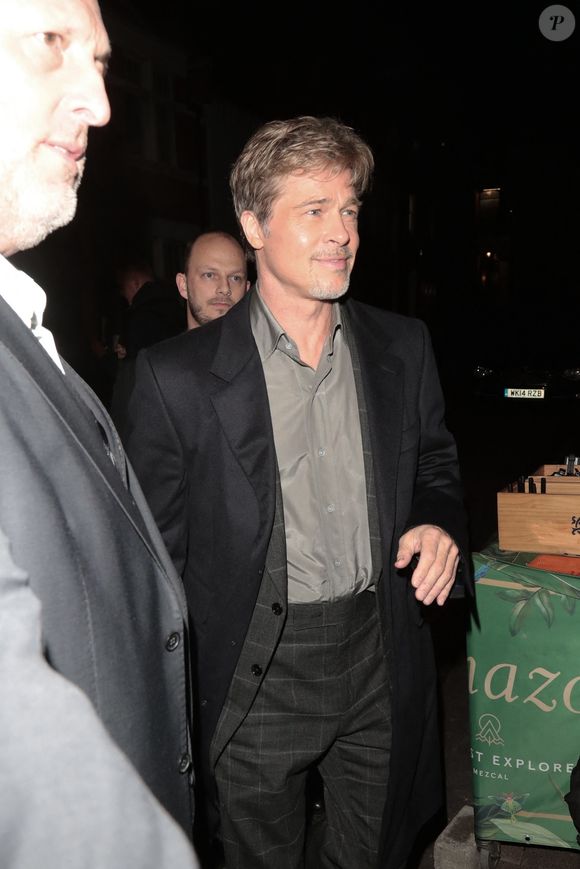 Brad Pitt se rend à l'after party de la première du film "Babylon" à Londres le 12 janvier 2023.
Crédit : Backgrid UK/ Bestimage