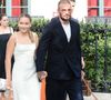 David Beckham et ses enfants, Harper et Cruz quittent l'hôtel La Réserve à Paris, pour assister au défilé de Victoria Beckham lors de la Fashion Week, le 29 septembre 2023.
©Agence/Bestimage