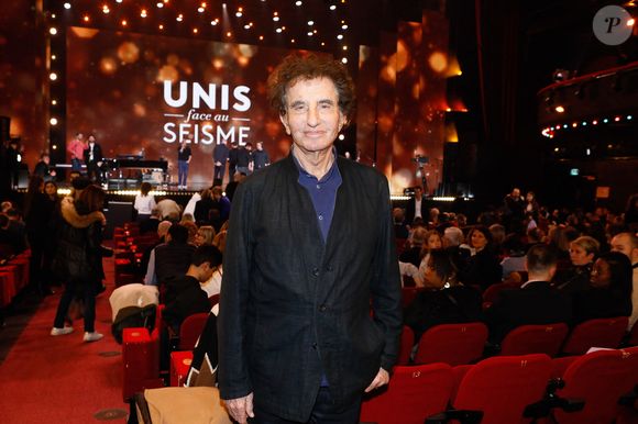 Exclusif - Jack Lang lors de l'émission "Unis face au séisme" à l'Olympia diffusée en direct sur France 2 le 14 mars 2023.
© Christophe Clovis/ Cyril Moreau /  Bestimage