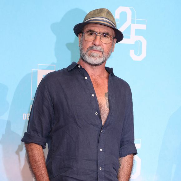 Eric Cantona - Photocall de la série "Brigade anonyme" lors de la 25ème édition du Festival de la fiction de la Rochelle le 13 septembre 2023. © Denis Guignebourg / Bestimage
