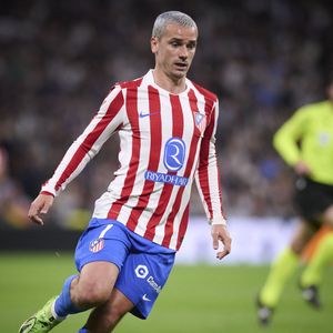 Antoine Griezmann de l'Atlético de Madrid lors d'un match de la Liga. 22 mars 2026. © Alterphotos / PsnewZ / Bestimage