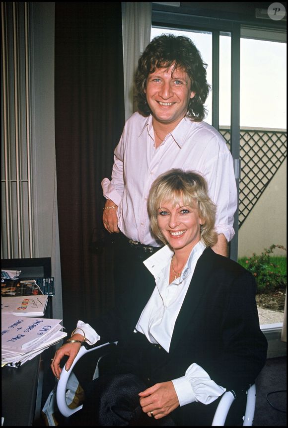 Archives - Patrick Sebastien et Evelyne Leclercq - Rendez vous en 1988 Agence / Bestimage