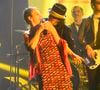 Guillaume a accompagné Rachid Taha sur scène.
Rachid Taha et Catherine Ringer - Soirée des 30ème Victoires de la Musique au Zénith de Paris, le 13 février 2015. ©Bestimage