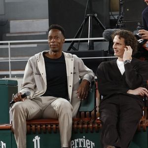 Gaël Monfils, Paul de Saint Sernin à la Soirée "Gael & Friends" à Roland Garros sur le court Philippe Chatrierà Paris le 21 mai 2026.© Marc Ausset-Lacroix/Bestimage