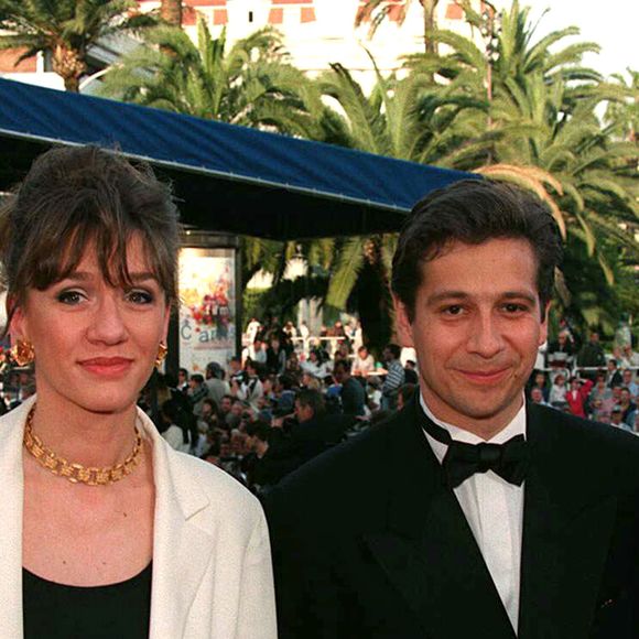 Virginie Lemoine et Laurent Gerra lors du Festival de Cannes en 1996
©ANGELI-RINDOFF-GARCIA / BESTIMAGE