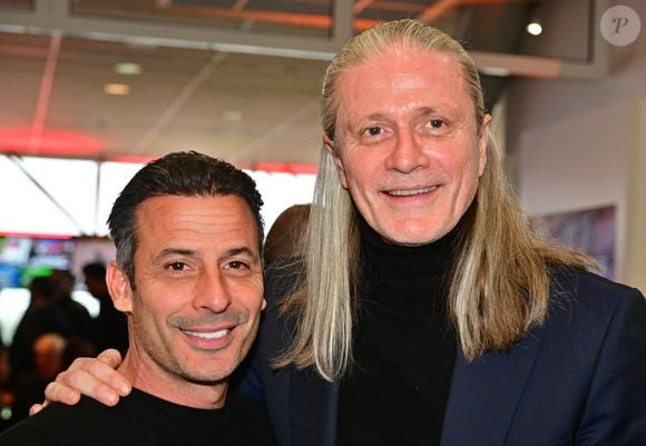 Ludovic Giuly, Emmanuel petit - 104ème édition du Prix d'Amérique 2025 à l'hippodrome Paris-Vincennes le 26 janvier 2025. © Christian Liewig/Bestimage