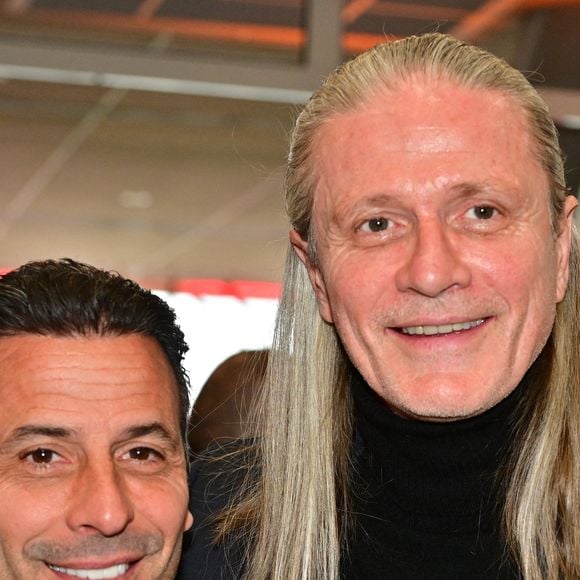 Ludovic Giuly, Emmanuel petit - 104ème édition du Prix d'Amérique 2025 à l'hippodrome Paris-Vincennes le 26 janvier 2025. © Christian Liewig/Bestimage