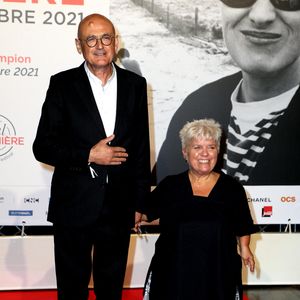 Benoist Gérard et Mimie Mathy à la cérémonie d'ouverture du Festival Lumière 2021 à Lyon, le 9 octobre 2021.

Photo : Dominique Jacovides / Bestimage