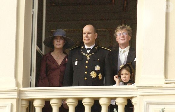 La princesse Caroline de Hanovre, le Prince Albert II, le prince Ernst-August de Hanovre et La Princesse Alexandra de Hanovre