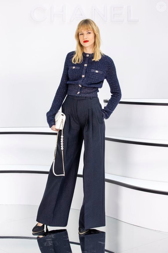 Angèle Van Laeken - Photocall - Défilé Chanel collection prêt-à-porter Automne/Hiver 2020-2021 lors de la Fashion Week à Paris, le 3 mars 2020. © Olivier Borde/Bestimage