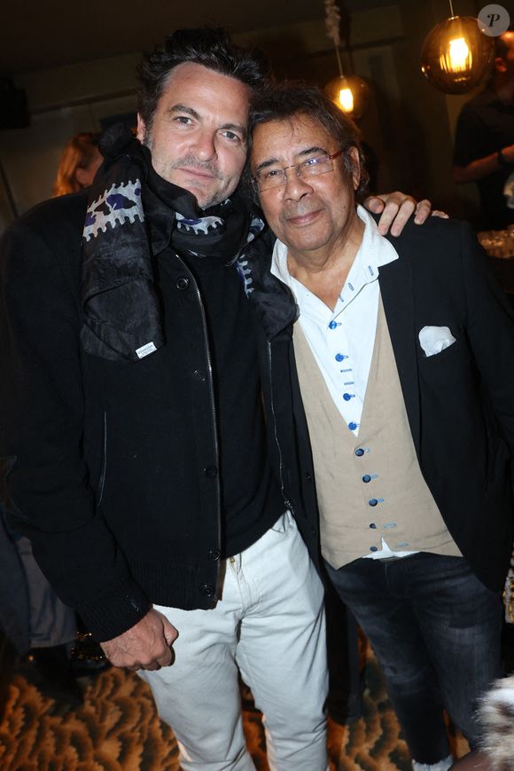 Matthieu Chedid et Laurent Voulzy assistent à la soirée d'ouverture du club 'Le Flirt' le 07 novembre 2024 à Paris, France. Photo by Jerome Domine/ABACAPRESS.COM