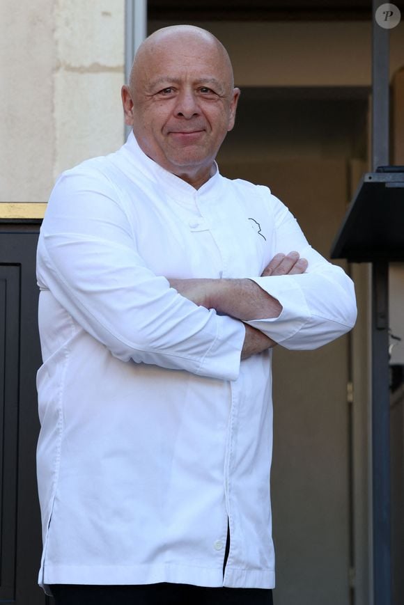 Le Chef Thierry Marx le 9 juillet 2023, au Restaurant Lalique - Château Lafaurie Peyraguey à Bommes en Gironde  pour la Soirée Caritative de l'association "Les amis du Chef Jérôme" du chef étoilé Jérôme Schilling.