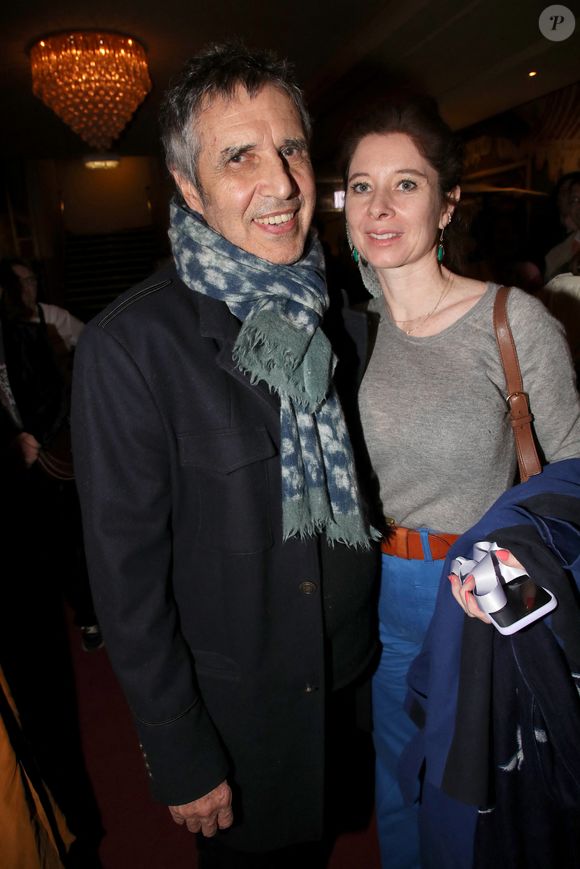 Exclusif - Julien Clerc et sa femme Hélène Grémillon - Célébrités au Concert de Robert Charlebois, « Robert en CharleboisScope » au Grand Rex à Paris France, le 1er Avril 2023. 

© Bertrand Rindoff / Bestimage