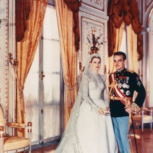 Portrait de Grace Kelly et du prince Rainier de Monaco. Photo par Alamy/ABACAPRESS.COM