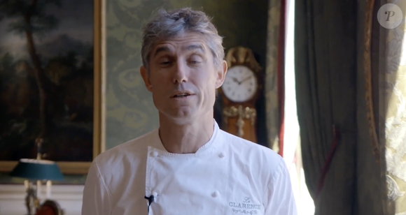 Christophe Pelé dans son restaurant Le Clarence à Paris