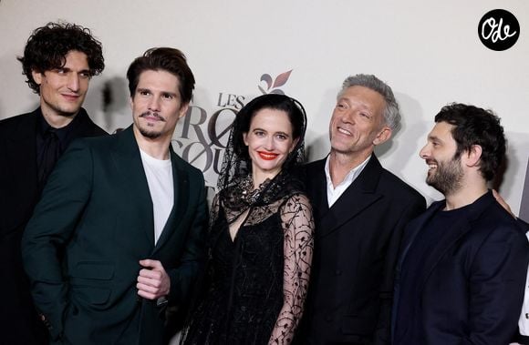 Louis Garrel, François Civil, Eva Green, Vincent Cassel, Pio Marmaï - Les acteurs du film "Les Trois Mousquetaires : D'Artagnan" à l'avant-première aux Invalides à Paris le 21 mars 2023.

© Jacovides / Guirec / Moreau / Bestimage