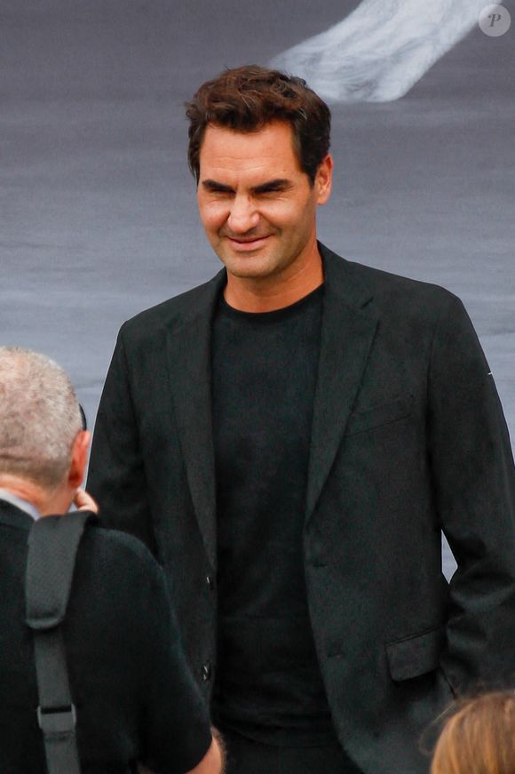 Roger Federer - Arrivées au défilé DIOR de la mode homme Printemps/Été 2026 dans le cadre de la Fashion Week de Paris à l'Hôtel National des Invalides, Place Vauban, à Paris, France, le 27 juin 2025. © Christophe Clovis/Bestimage