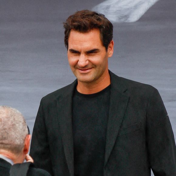 Roger Federer - Arrivées au défilé DIOR de la mode homme Printemps/Été 2026 dans le cadre de la Fashion Week de Paris à l'Hôtel National des Invalides, Place Vauban, à Paris, France, le 27 juin 2025. © Christophe Clovis/Bestimage