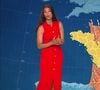 Elle s'est montrée souriante et ravie d'être là.
Tatiana Silva, jeune maman de retour à la météo de TF1 après son congé maternité. Le 13 juin 2025.
