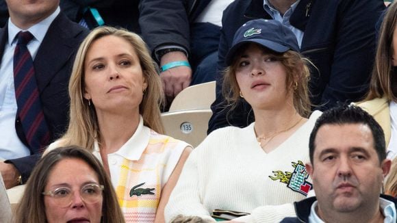 Clovis Cornillac : Sa fille Alice, qu'il a eue avec l'actrice Caroline Proust, spectatrice de Roland-Garros avec sa belle-mère Lilou Fogli