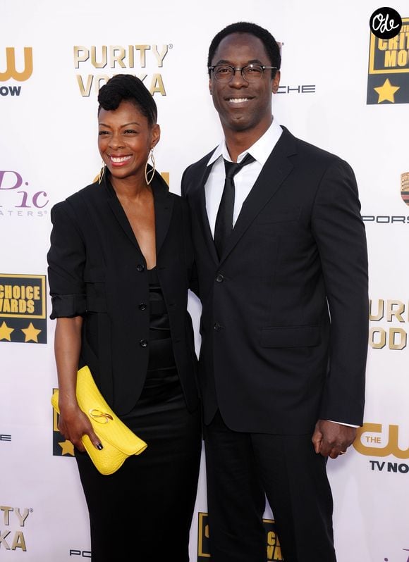 Isaiah Washington et sa femme Jenisa Garland - Ceremonie des "Critics' Choice Movie Awards" a Santa Monica. 
AGENCE / BESTIMAGE