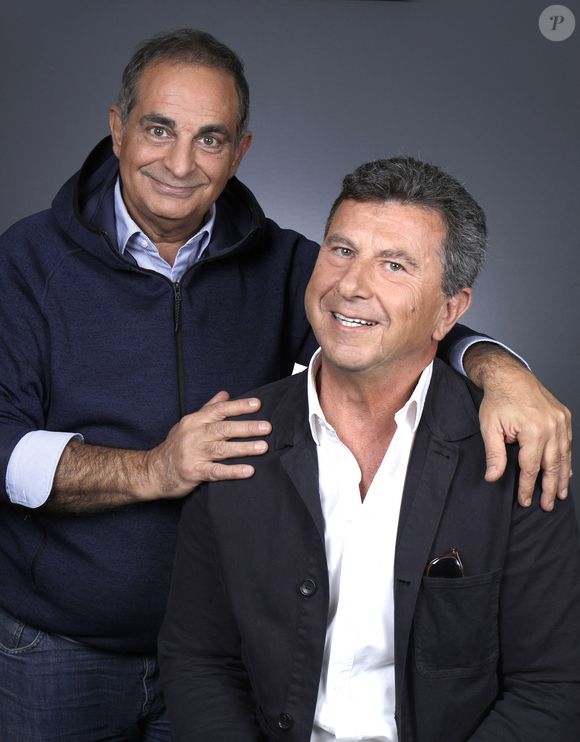 Portrait de Laurent Fontaine et Pascal Bataille, lors de l'enregistrement de l'émission "Chez Jordan". Le 28 septembre 2022
© Cédric Perrin / Bestimage