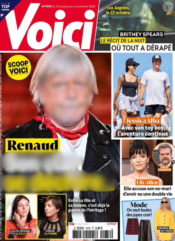 Couverture Voici du vendredi 31 octobre 2025