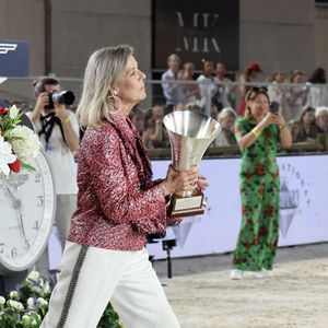 Alexandra de Hanovre, la princesse Caroline de Hanovre - Jumping international Monte Carlo, Longines Global Champions Tour à Monaco le 6 juillet 2024. © Claudia Albuquerque/Bestimage