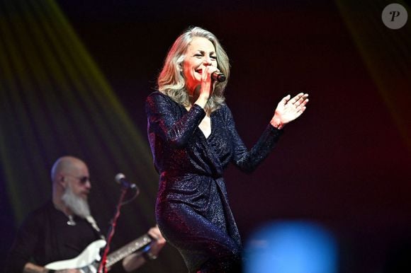 Lio - Christian Estrosi, le maire de Nice, a présenté ses vœux aux 4 000 seniors au Palais Nikaïa à Nice, le 30 janvier 2024, et leur a offert le spectacle musical Totalement 80. @Bruno Bebert / Bestimage