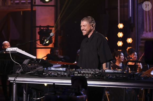 Exclusif - Quentin Mosimann lors de l'enregistrement de l'émission "Le Grand Echiquier - Spéciale Serge Gainsbourg" présentée par C.Chazal et A.Manoukian et diffusée le 7 avril 2026 sur France 2, à Paris, France, le 17 septembre 2025. © Jack Tribeca/Bestimage