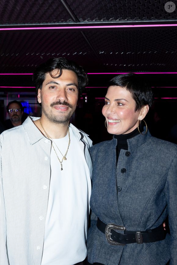 Cristina Cordula avec son fils Enzo lors de la soirée de lancement de l'émission "Cousu main" présentée par C.Cordula et diffusée sur RMC Life.

© Tiphaine Lebely / Bestimage