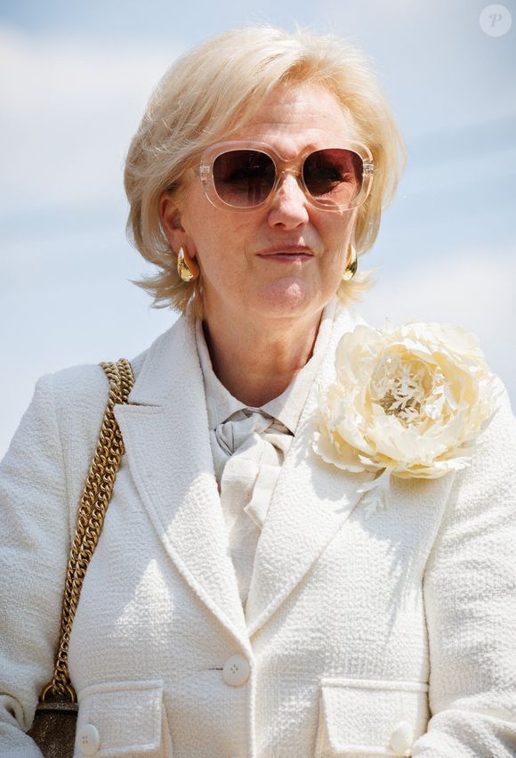 La princesse Astrid de Belgique photographiée lors de l'inauguration d'un système hydroélectrique à turbine tourbillonnaire à Papignies le mardi 17 juin 2025. La première turbine vortex est mise en service, une mini-centrale hydroélectrique respectueuse des poissons produira de l'énergie à partir d'une modeste différence de hauteur dans la rivière Dender - Dendre. Photo by ABACAPRESS.COM