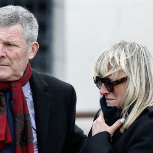 Elle était très proche d'Isabelle Mergault

Christine Bravo et son mari Stéphane Bachot - Sorties des obsèques d'Isabelle Mergault à la Coupole du Père-Lachaise à Paris le 30 mars 2026. © Cyril Moreau - Dominique Jacovides / Bestimage