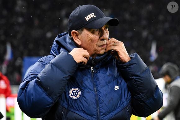 Jean Louis Gasset ( coach Montpellier ) lors du match de Ligue 1 McDonald's opposant l'Olympique Lyonnais (OL) au Montpellier HSC (1-0) au stade Groupama à Lyon, France, @Dante Badano/PsnewZ/Bestimage
