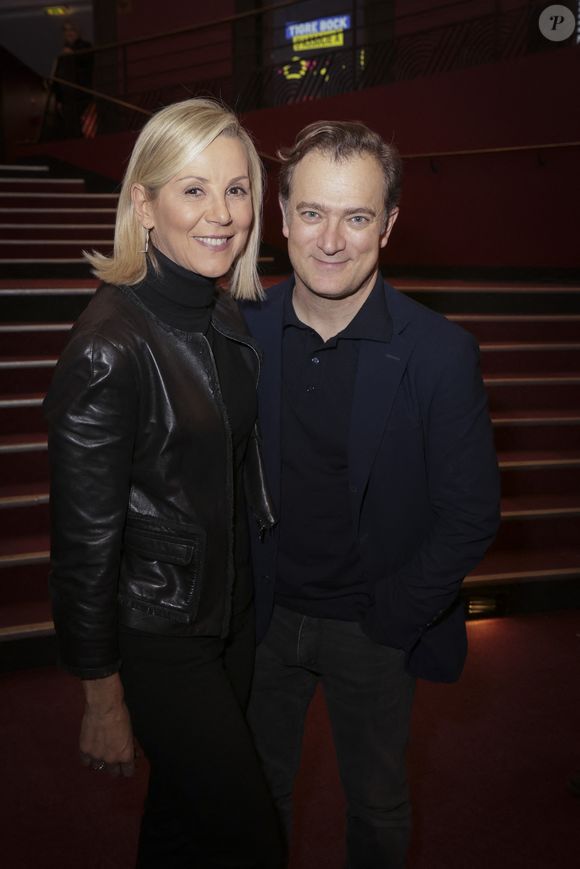 Laurence Ferrari et son mari Renaud Capuçon - People au concert de Renaud Capuçon à l'Olympia à Paris, France, le 10 mars 2024. © Moreau-Tribeca/Bestimage