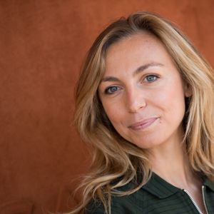 Amélie Etasse au village lors des internationaux de tennis de Roland Garros à Paris, France, le 1 juin 2019. © Jacovides-Moreau/Bestimage