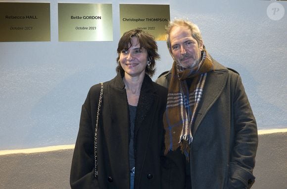 Christopher Thompson, en compagnie de sa femme Géraldine Pailhas, inaugure sa plaque sur le Mur des Cinéastes de la rue du Premier film à Lyon, France. Le 7 janvier 2022
© Sandrine Thesillat / Panoramic / Bestimage