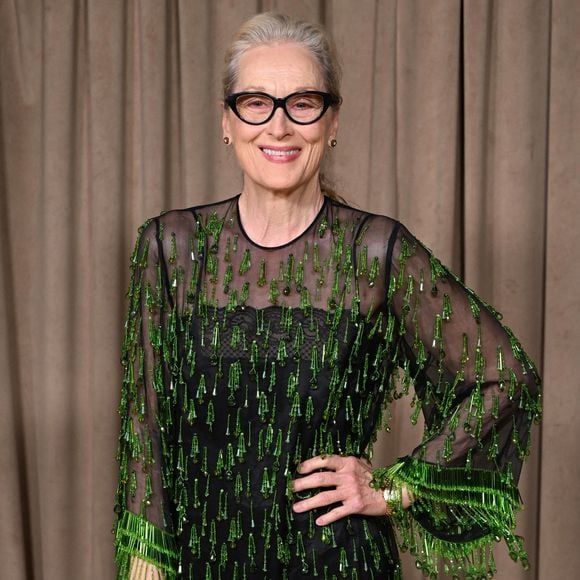 De nombreuses stars comme Meryl Streep, Meg Ryan, Donatella Versace ou Stella McCartney étaient présentes.

Meryl Streep lors de la cérémonie des Albies au Musée d’Histoire naturelle de Londres ce vendredi 3 octobre 2025. Photo par Zuma Press / Bestimage