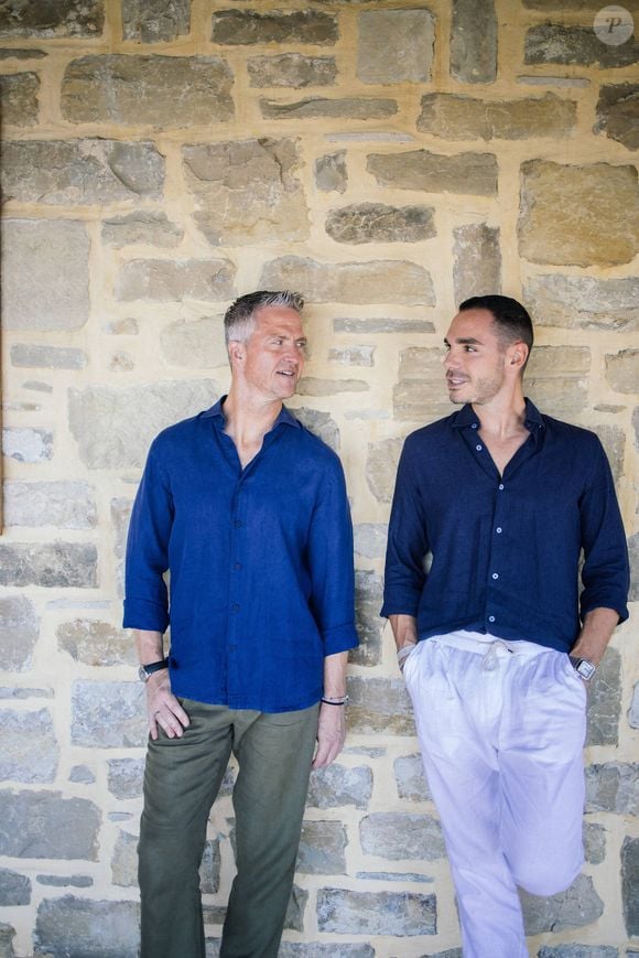 Ralf Schumacher et son partenaire Etienne Bousquet-Cassagne. © Imago/Panoramic/Bestimage