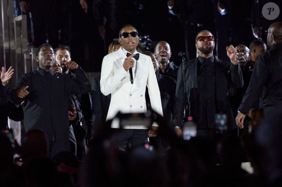 Pharrell Williams à la soirée concert "Grace for the World" au Vatican le 13 septembre 2025 ; un concert unique sur la place Saint-Pierre. Backgrid UK/ Bestimage