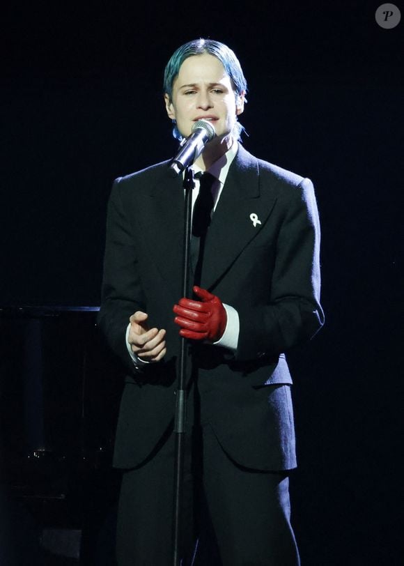 Exclusif - Redcar Rahim (Christine and the Queens) - Enregistrement du concert "Nos voix pour toutes", au profit de La fondation des femmes, à l'Adidas Arena à Paris, diffusée le 11 décembre sur TMC
© Coadic Guirec-Cyril Moreau / Bestimage