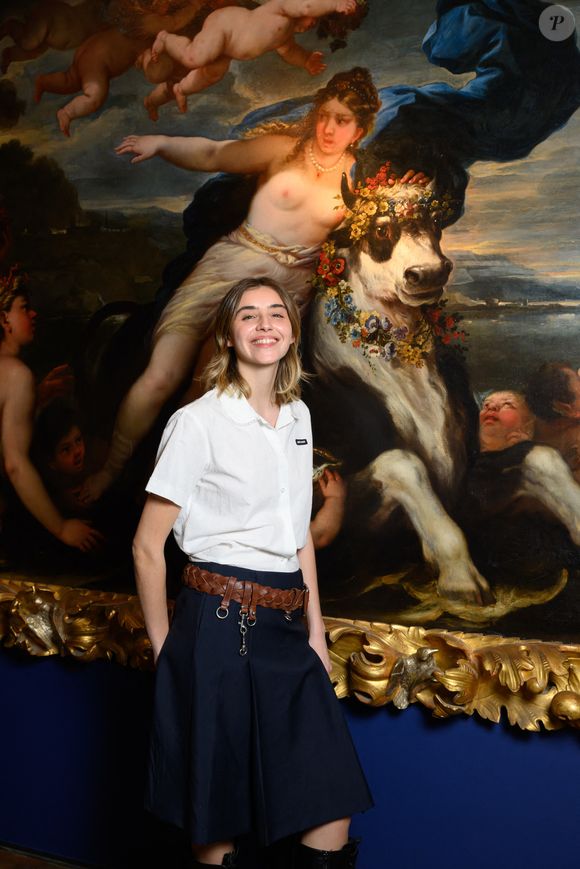 Vittoria de Savoie - Inauguration de la première exposition d'art en tant que co-curatrice de Vittoria de Savoie (fille d'Emmanuel-Philibert et de Clotilde Courau ) "The Ratto of Europa" (The Return from Europe) lors de la Design Week à Milan en Italie le 16 avril 2026. © Alafonso Caralano/SGP/Bestimage