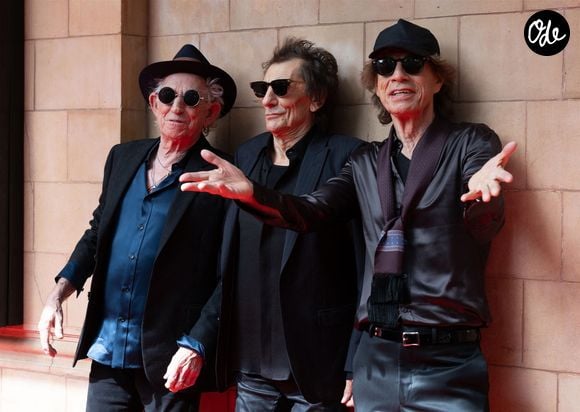 Les membres du groupe des Rolling Stones, Ronnie Wood, Mick Jagger, et Keith Richards lors du lancement de lors dernier album "Hackney Diamonds" à Londres, Royaume Uni, le 6 septembre 2023.

© Backgrid UK/ Bestimage