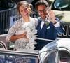 devrait accoucher au mois de juin
Mariage de Thomas Hollande et de la journaliste Emilie Broussouloux l'église de Meyssac en Corrèze, près de Brive, ville d'Emiie. Le 8 Septembre 2018.
© Patrick Bernard-Guillaume Collet / Bestimage