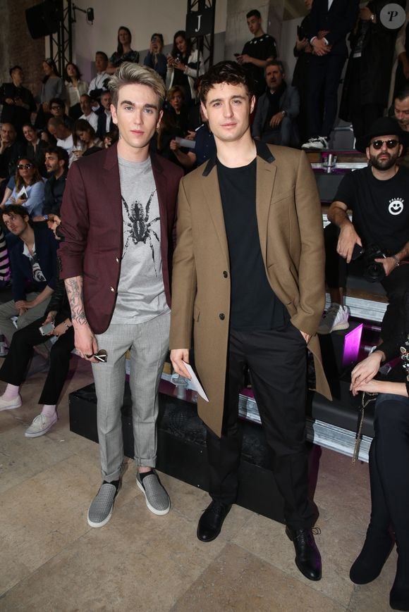 Gabriel-Kane Day-Lewis et Max Irons arrivant au défilé Lanvin lors de la semaine de la mode masculine de Paris le 26 juin 2016 à Paris , France. Photo Jerome Domine/ABACAPRESS.COM