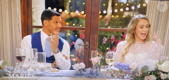 Clémence épouse Malik dans "Mariés au premier regard". M6